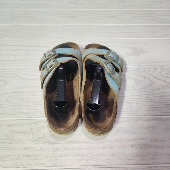 Birkenstock Blue suede sandals - Picture 3 of 5